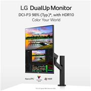 LG 28MQ780-B 28 Inch SDQHD Nano IPS DualUp Monitor